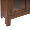 Sunrise Accent Cabinet – 2 Doors with Glass | Rustic Elegance